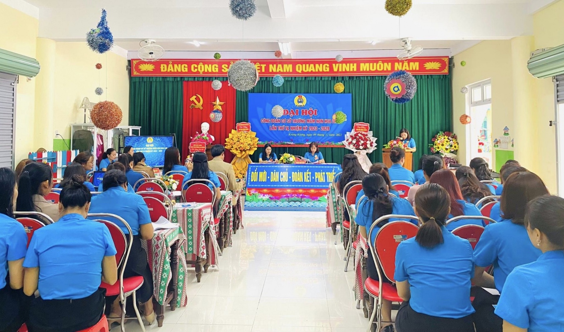 Huyện miền núi tỉnh Quảng Trị đã hoàn thành đại hội công đoàn cơ sở