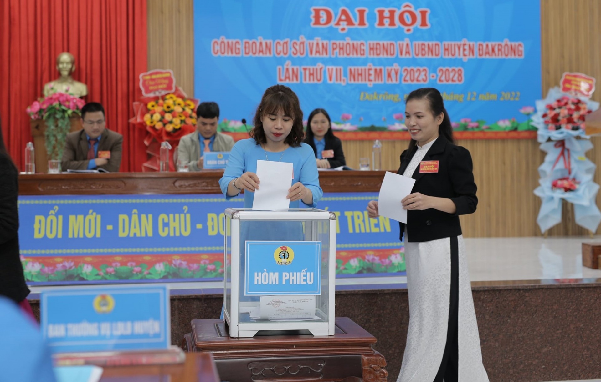 Huyện miền núi tỉnh Quảng Trị đã hoàn thành đại hội công đoàn cơ sở