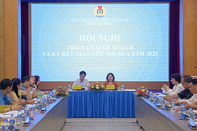 Hội nghị ký kết giao ước thi đua năm 2023 - Khối Thi đua I - Công đoàn Viên chức