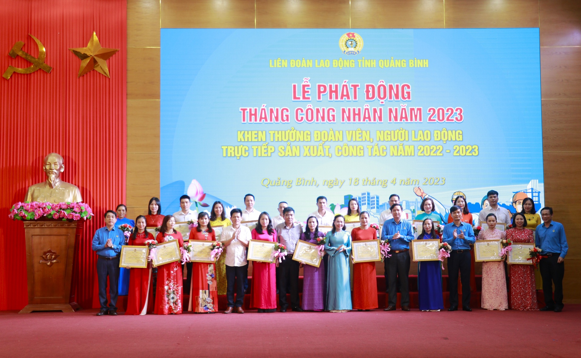 LĐLĐ tỉnh Quảng Bình khởi động Tháng Công nhân năm 2023