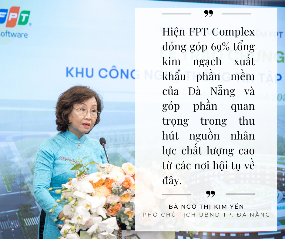 Dự kiến khoảng 10.000 kỹ sư làm việc ở FPT Complex Đà Nẵng cuối năm 2023 Dự kiến khoảng 10.000 kỹ sư làm việc ở FPT Complex Đà Nẵng cuối năm 2023