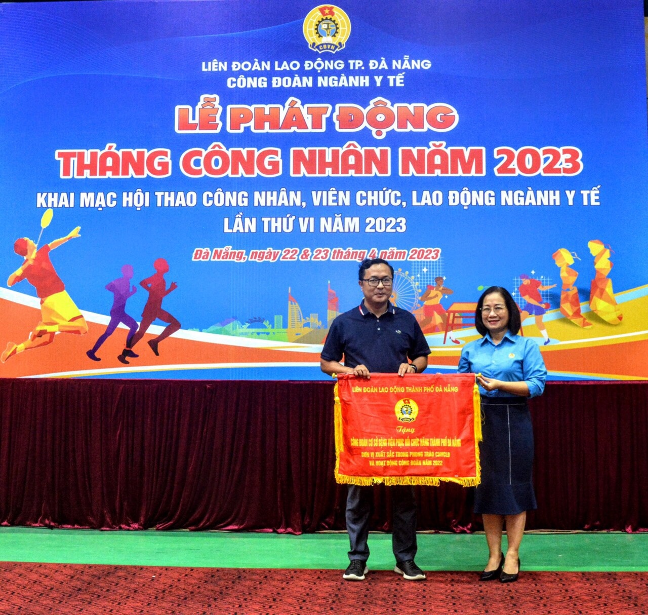 Công đoàn ngành Y tế Đà Nẵng: Hơn 800 công nhân, viên chức, lao động tham gia Hội thao ngành Y tế năm 2023 Công đoàn ngành Y tế Đà Nẵng: Hơn 800 công nhân, viên chức, lao động tham gia Hội thao ngành Y tế năm 2023