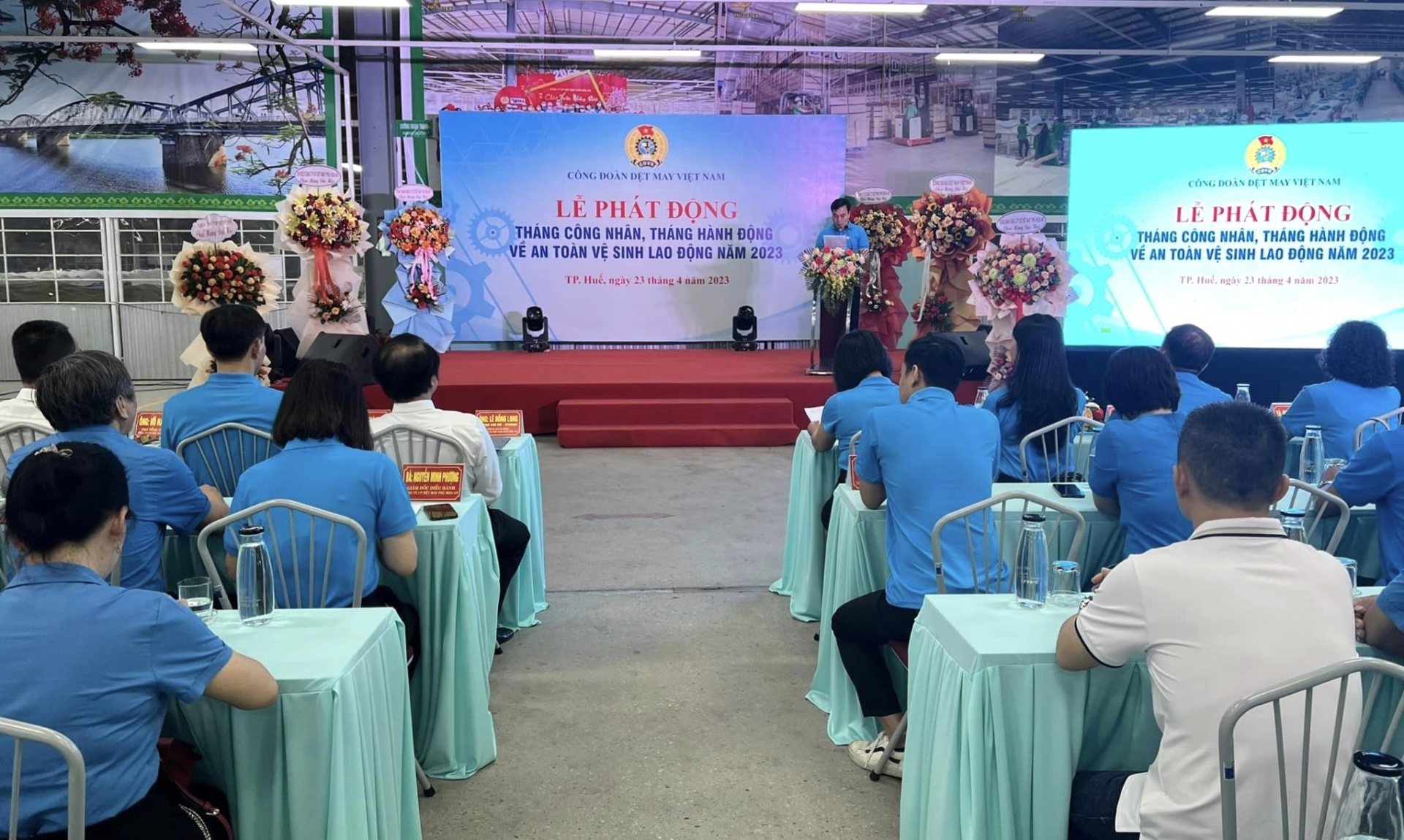 Công đoàn Dệt May Việt Nam phát động Tháng Công nhân, Tháng hành động về ATVSLĐ tại Huế