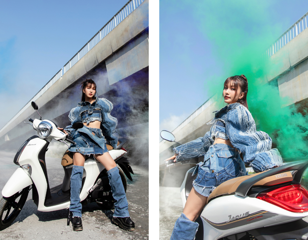 Liz Ngụy Thùy Linh đồng điệu cùng Yamaha Janus trong bộ ảnh mới Liz Ngụy Thùy Linh đồng điệu cùng Yamaha Janus trong bộ ảnh mới