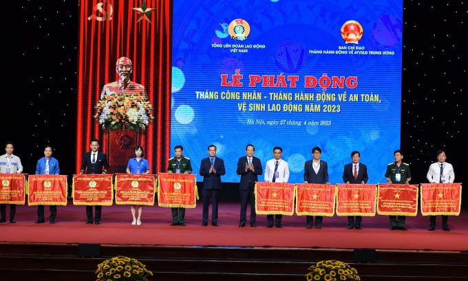 Lễ phát động Tháng Công nhân và Tháng hành động về ATVSLĐ năm 2023