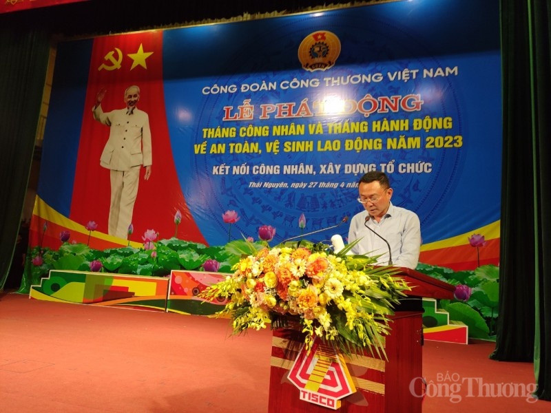 Công đoàn Công thương Việt Nam phát động Tháng Công nhân và Tháng hành động về ATVSLĐ năm 2023 Công đoàn Công thương Việt Nam phát động Tháng Công nhân và Tháng hành động về ATVSLĐ năm 2023