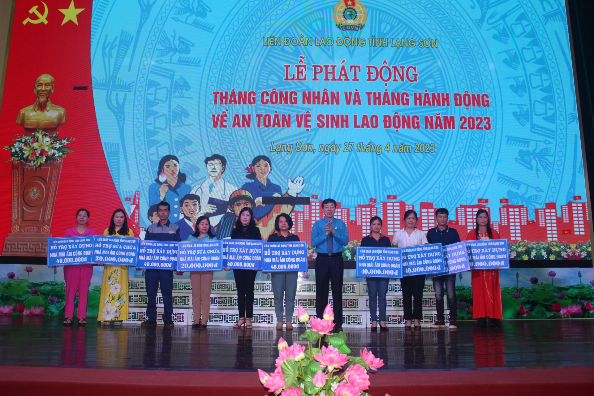 Lạng Sơn: Phát động Tháng Công nhân và Tháng hành động về ATVSLĐ năm 2023