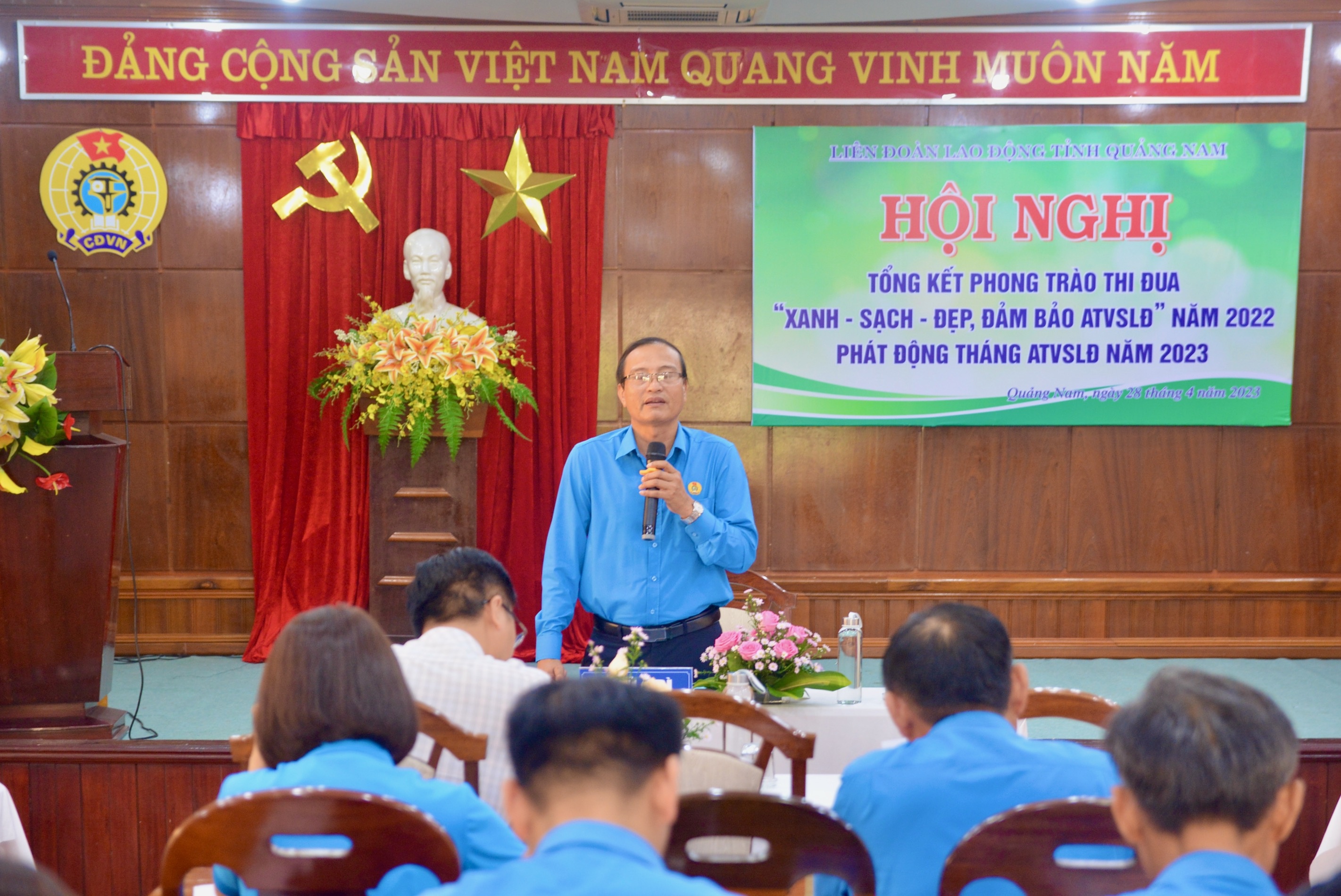 LĐLĐ Quảng Nam phát động Tháng hành động về ATVSLĐ năm 2023 LĐLĐ Quảng Nam phát động Tháng hành động về ATVSLĐ năm 2023