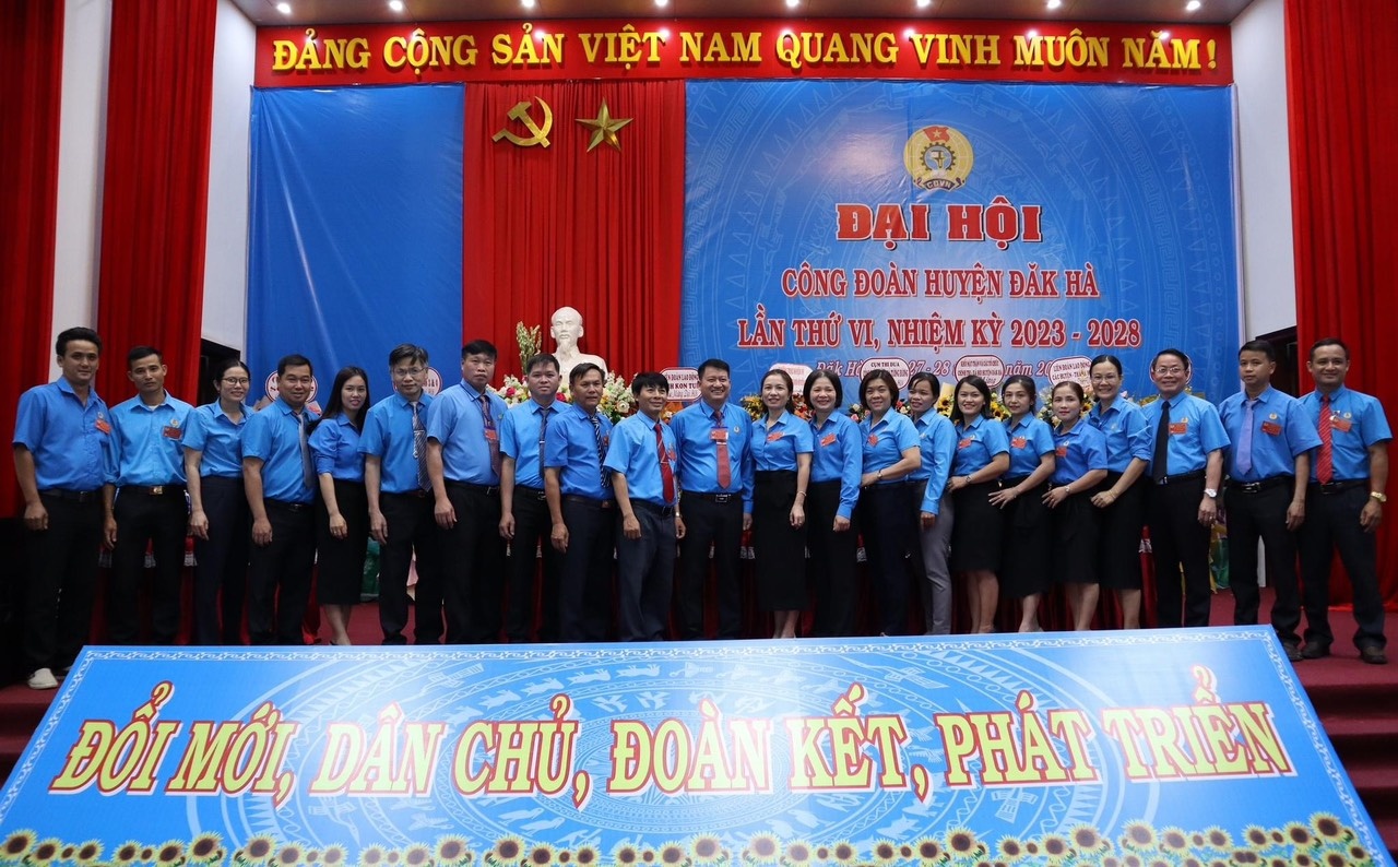 Kon Tum tổ chức thành công đại hội điểm Công đoàn huyện Đăk Hà