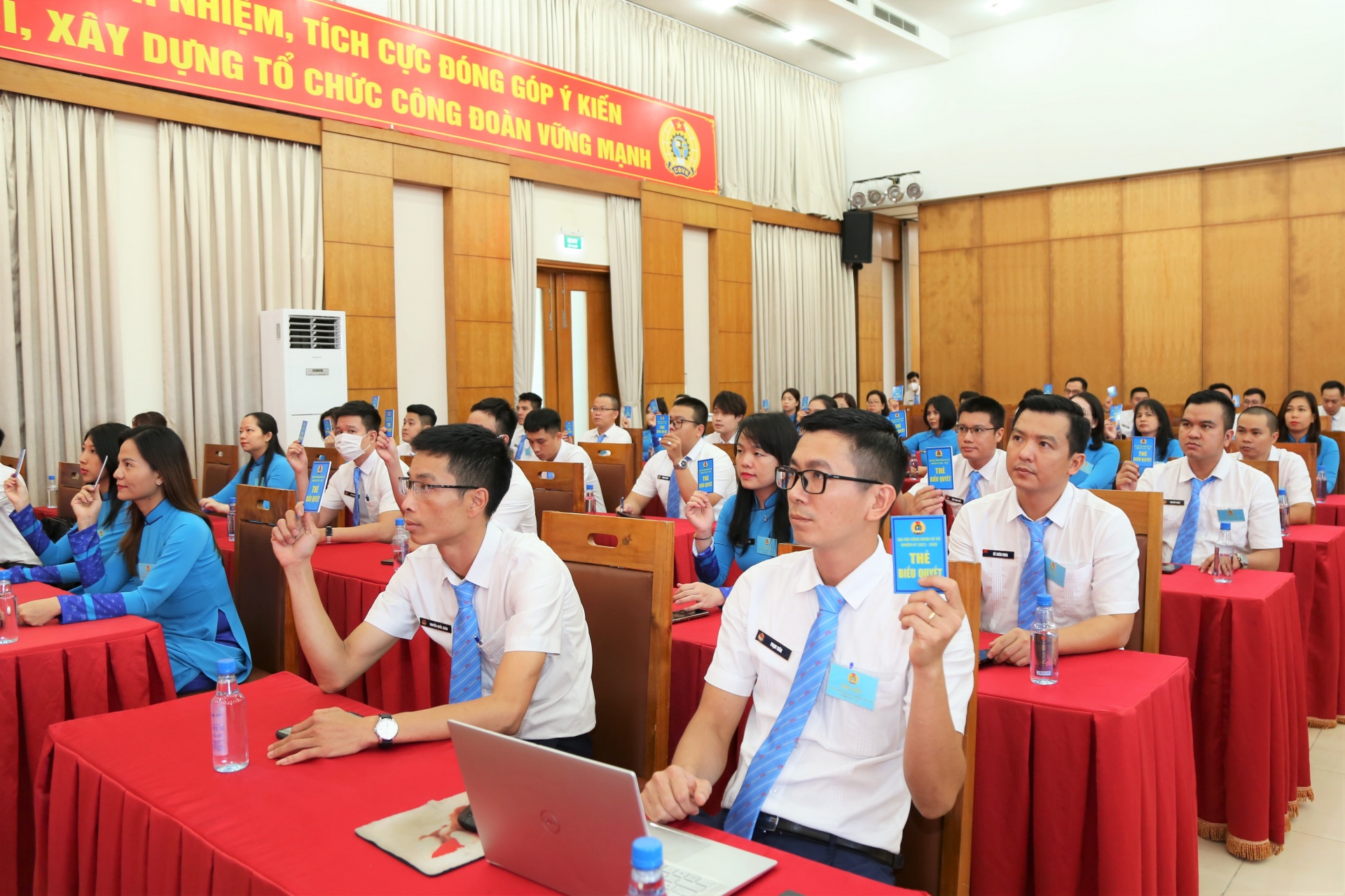 Công đoàn Trung tâm Dịch vụ Logistics Tân Cảng tổ chức Đại hội nhiệm kỳ 2023 - 2028 Công đoàn Trung tâm Dịch vụ Logistics Tân Cảng tổ chức Đại hội nhiệm kỳ 2023 - 2028