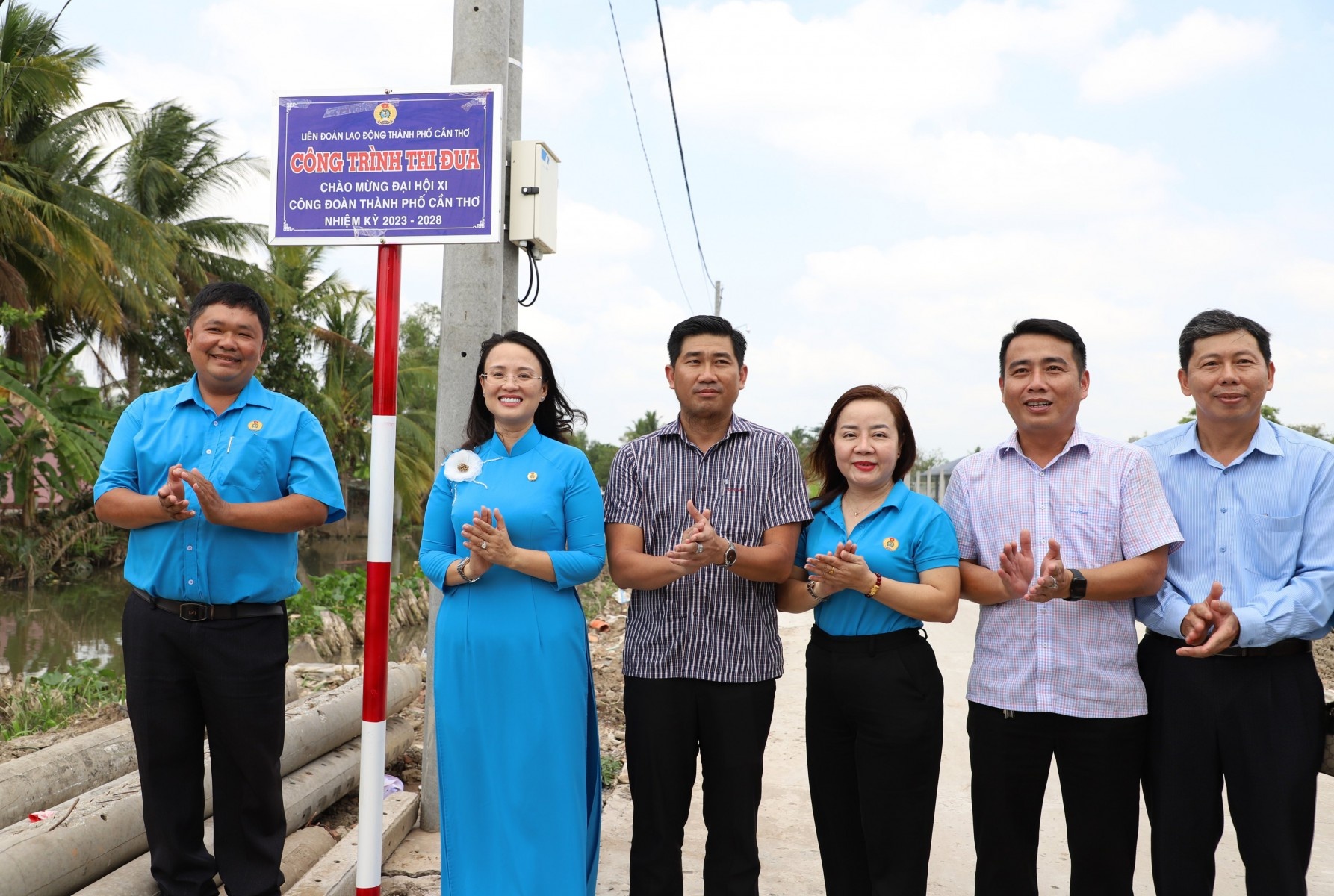 Đưa vào sử dụng nhiều công trình chào mừng đại hội công đoàn các cấp