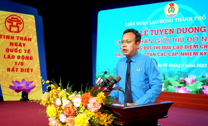 Tôn vinh 100 công nhân giỏi Thủ đô năm 2023