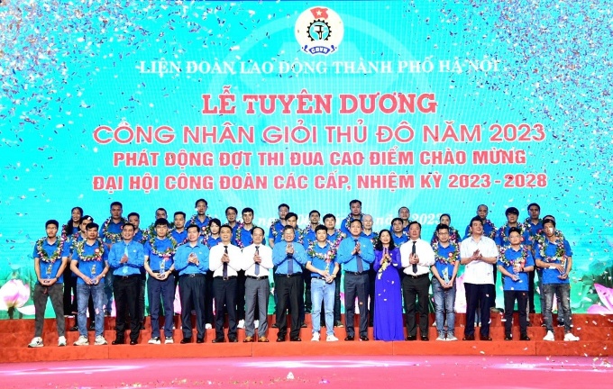 Tôn vinh 100 công nhân giỏi Thủ đô năm 2023