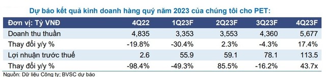 Tăng gần 49% từ đầu năm 2023, PET là Tăng gần 49% từ đầu năm 2023, PET là "hàng hiếm" của nhóm cổ phiếu Tiêu dùng ảnh 2