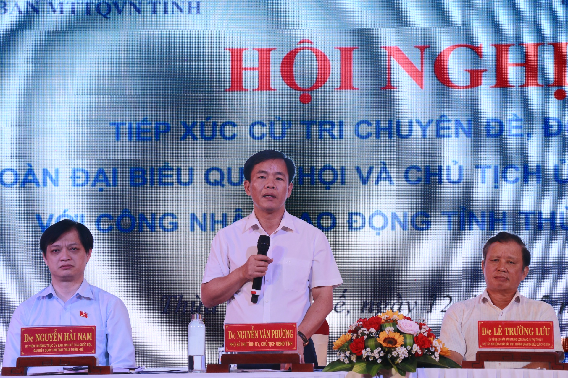 Thừa Thiên Huế: Công nhân lao động đối thoại với đại biểu Quốc hội và lãnh đạo tỉnh Thừa Thiên Huế: Công nhân lao động đối thoại với đại biểu Quốc hội và lãnh đạo tỉnh