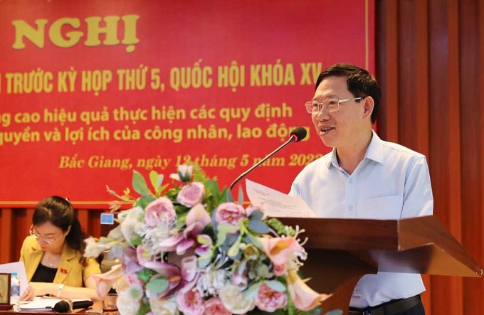 Công nhân khu công nghiệp đối thoại với Đoàn đại biểu Quốc hội tỉnh Bắc Giang Công nhân khu công nghiệp đối thoại với Đoàn đại biểu Quốc hội tỉnh Bắc Giang