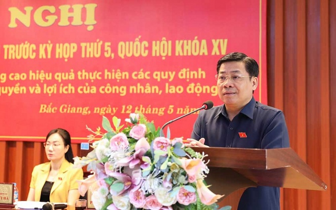 Công nhân khu công nghiệp đối thoại với Đoàn đại biểu Quốc hội tỉnh Bắc Giang Công nhân khu công nghiệp đối thoại với Đoàn đại biểu Quốc hội tỉnh Bắc Giang