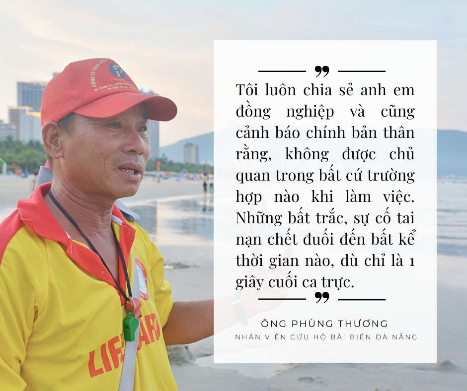 Người đàn ông 20 năm làm nghề cứu hộ ở biển, giúp nhiều người thoát khỏi