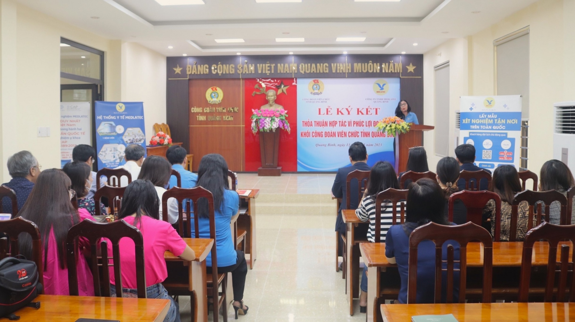 Công đoàn Viên chức tỉnh Quảng Bình: Nâng cao chất lượng chăm sóc sức khỏe cho đoàn viên Công đoàn Viên chức tỉnh Quảng Bình: Nâng cao chất lượng chăm sóc sức khỏe cho đoàn viên