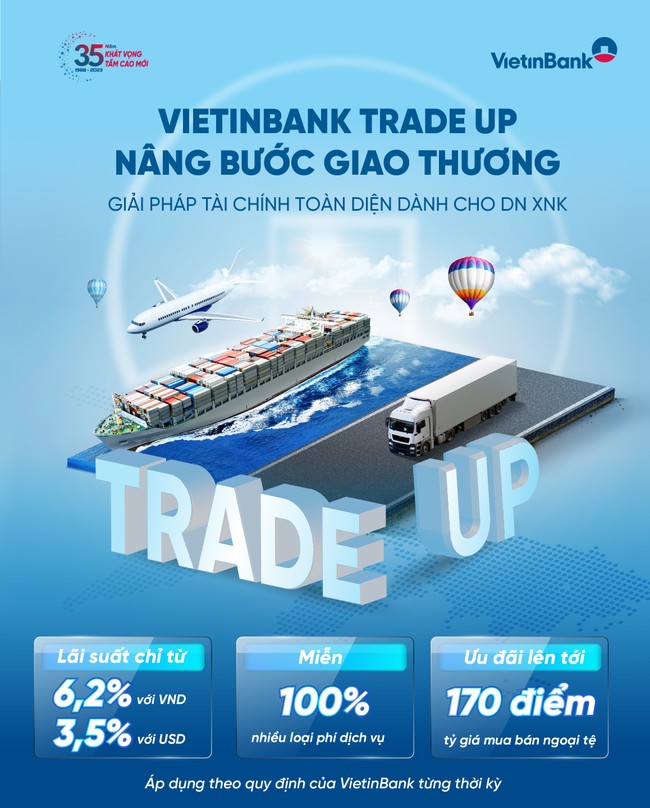 VietinBank triển khai chương trình ưu đãi dành cho doanh nghiệp xuất nhập khẩu VietinBank triển khai chương trình ưu đãi toàn diện dành cho doanh nghiệp xuất nhập khẩu ảnh 1