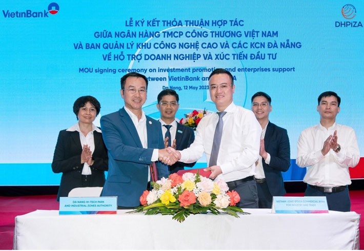 Đại diện VietinBank và Ban Quản lý KCNC và các KCN Đà Nẵng ký kết Thỏa thuận hợp tác xúc tiến đầu tư Đại diện VietinBank và Ban Quản lý KCNC và các KCN Đà Nẵng ký kết Thỏa thuận hợp tác xúc tiến đầu tư