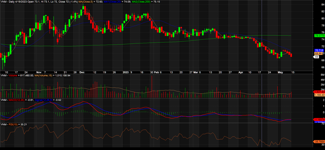 Nghịch lý VNM, "cứu tinh" của thị trường lại đang dò đáy Nghịch lý VNM, "cứu tinh" của thị trường lại đang dò đáy ảnh 1