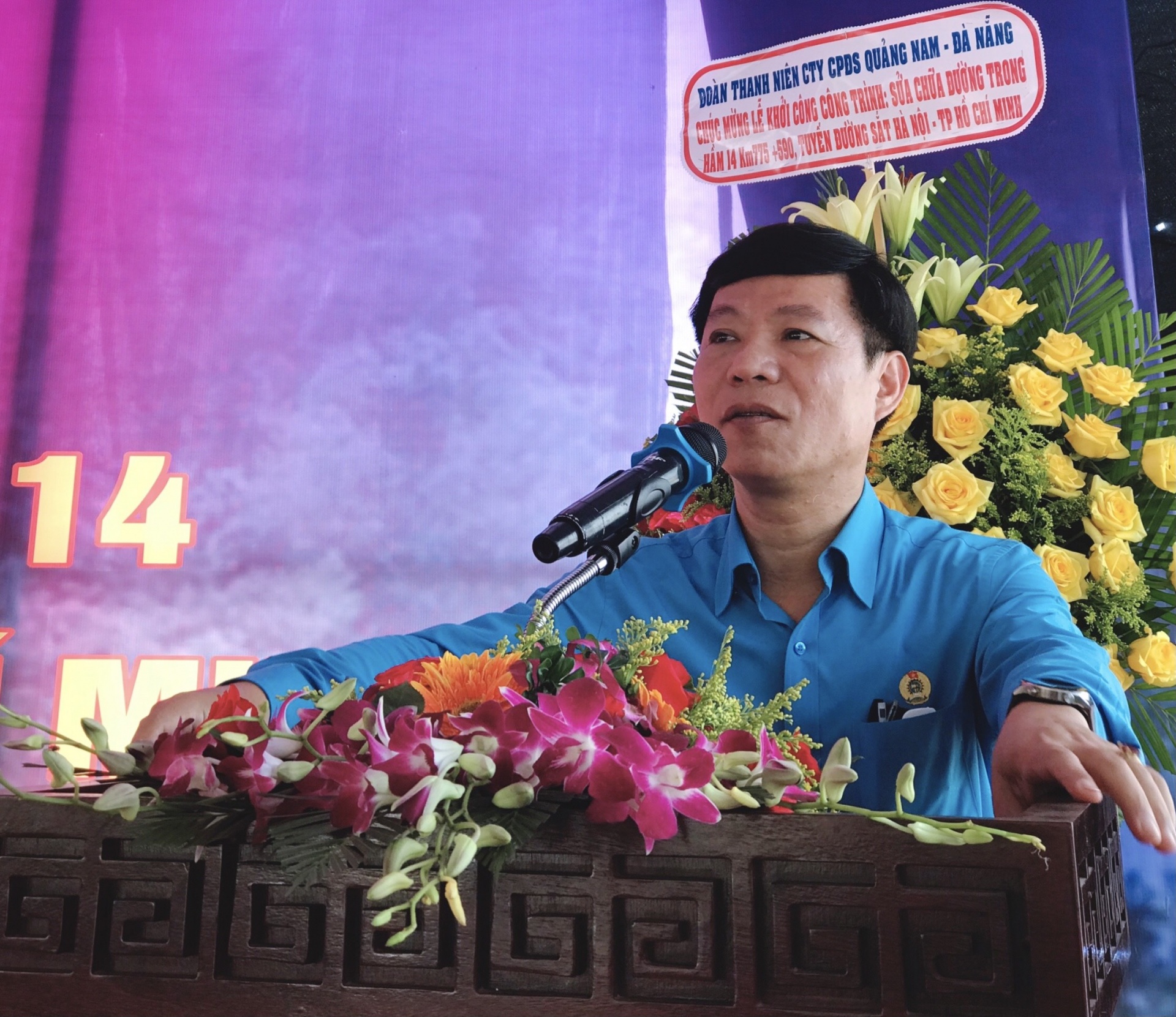 đồng chí Mai Thành Phương, Chủ tịch công đoàn DSVN cần đặt yêu tố an toàn công nhân lao động lên đầu tiên. Ảnh: PHAN NGUYÊN đồng chí Mai Thành Phương, Chủ tịch công đoàn DSVN cần đặt yêu tố an toàn công nhân lao động lên đầu tiên. Ảnh: PHAN NGUYÊN