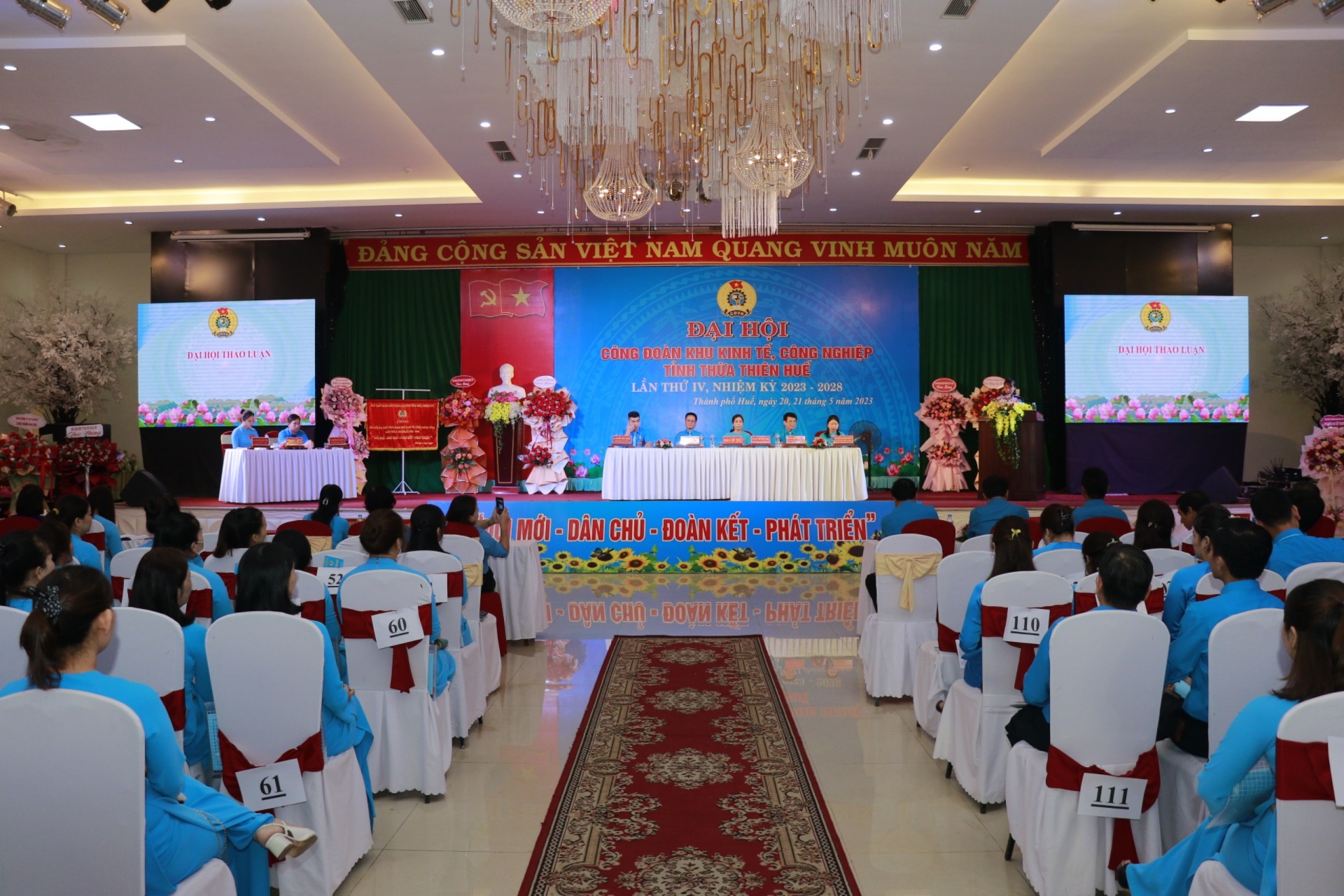 Tổ chức thành công đại hội điểm Công đoàn Khu Kinh tế, Công nghiệp tỉnh Thừa Thiên Huế Tổ chức thành công đại hội điểm Công đoàn Khu Kinh tế, Công nghiệp tỉnh Thừa Thiên Huế