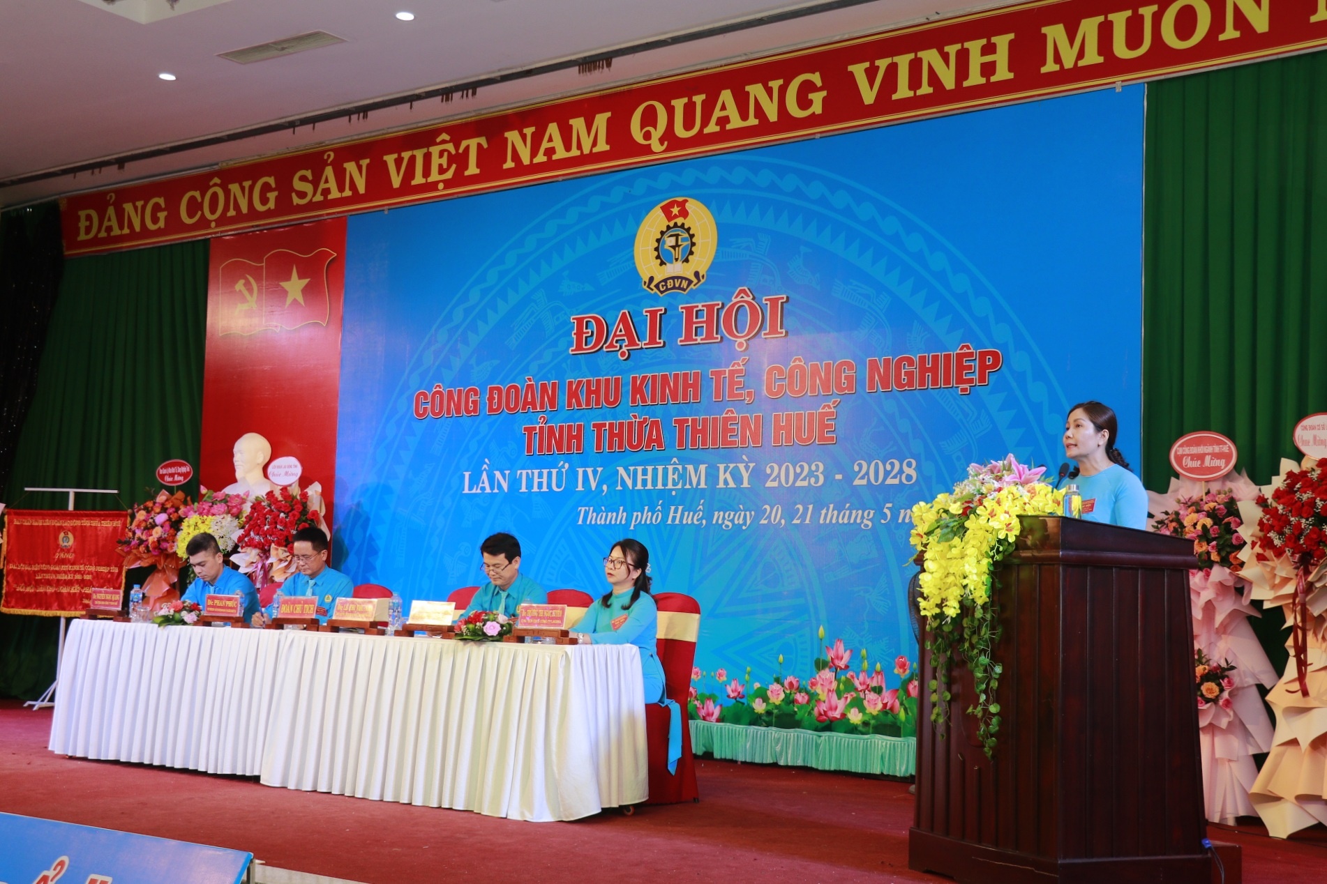 Tổ chức thành công đại hội điểm Công đoàn Khu Kinh tế, Công nghiệp tỉnh Thừa Thiên Huế Tổ chức thành công đại hội điểm Công đoàn Khu Kinh tế, Công nghiệp tỉnh Thừa Thiên Huế