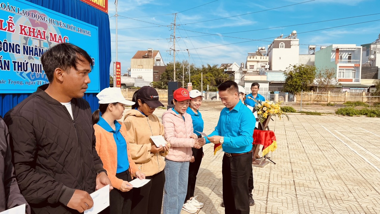 Lâm Đồng: Hơn 1.500 đoàn viên, người lao động tham gia “Ngày hội công nhân lao động”