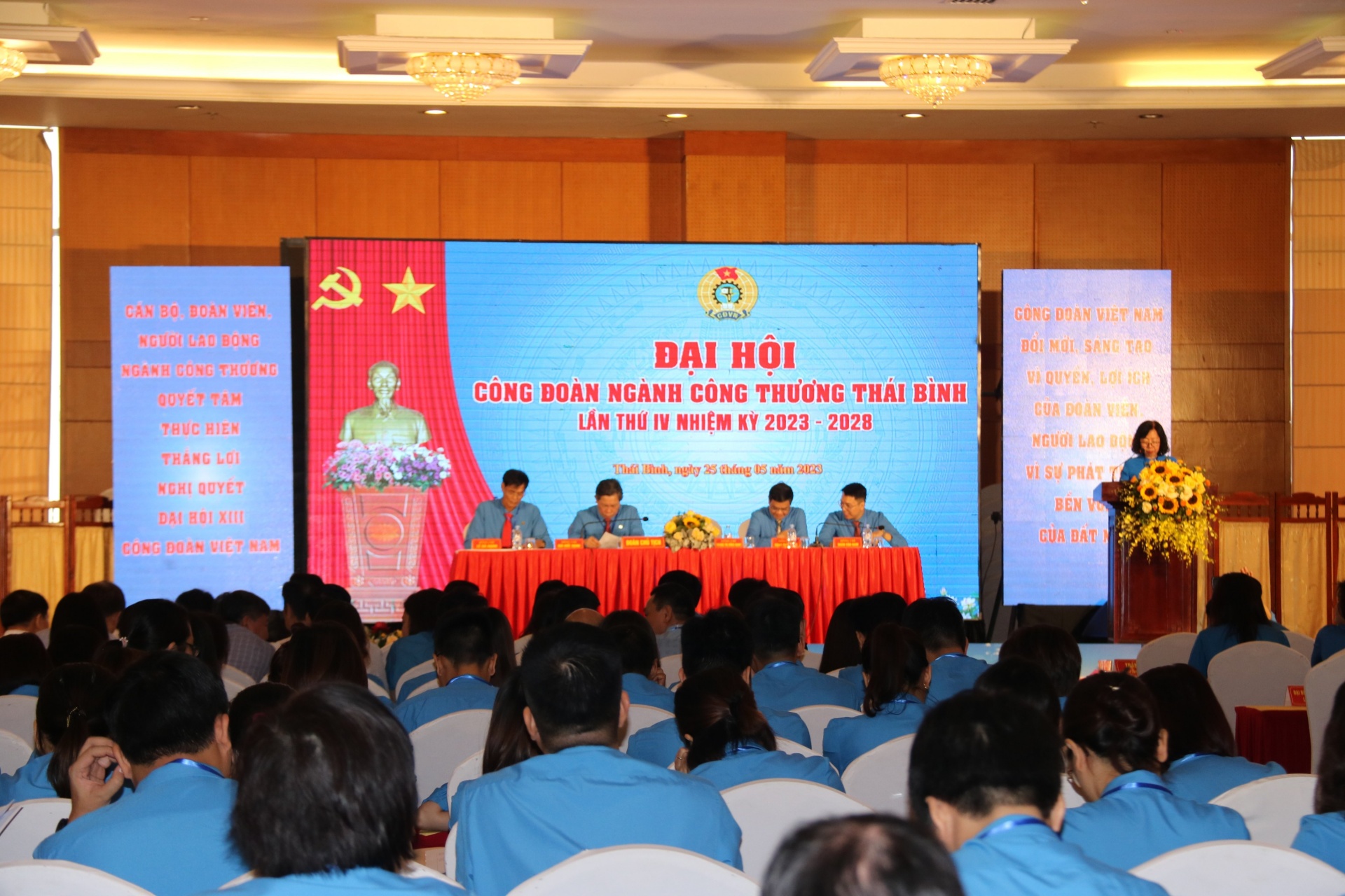Đại hội Công đoàn ngành Công thương Thái Bình lần thứ IV, nhiệm kỳ 2023 - 2028 Đại hội Công đoàn ngành Công thương Thái Bình lần thứ IV, nhiệm kỳ 2023 - 2028
