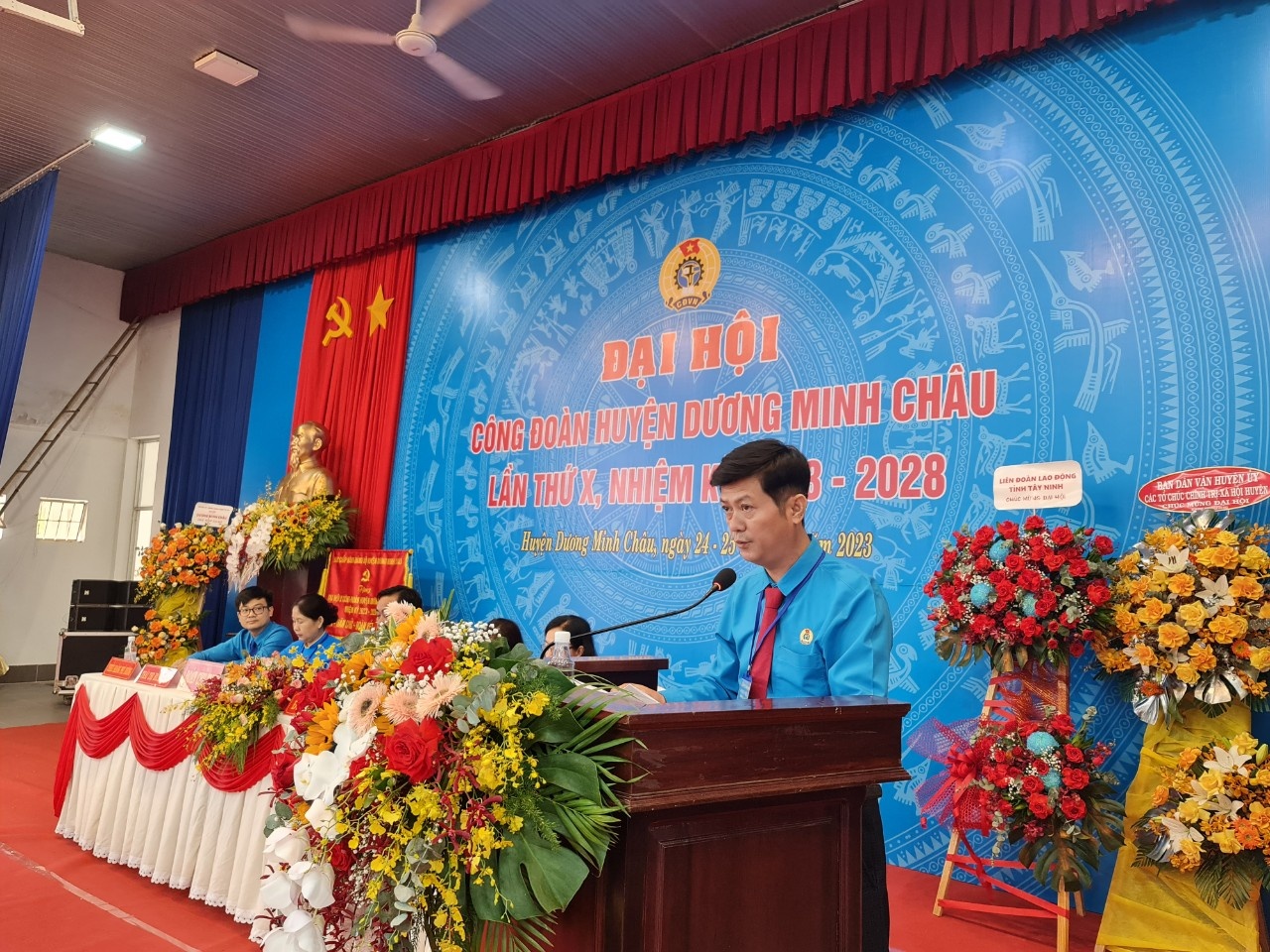 Tổ chức thành công đại hội điểm Công đoàn huyện Dương Minh Châu, Tây Ninh