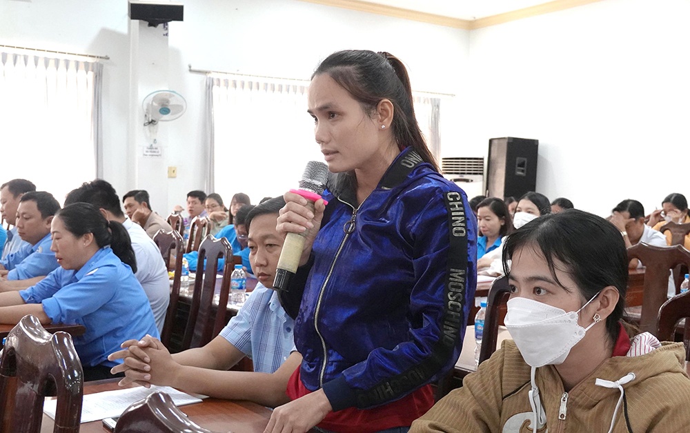 Tổ chức Công đoàn cùng doanh nghiệp đồng hành chăm lo người lao động