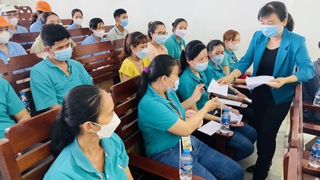 Vĩnh Long: Lao động phải an toàn, an toàn để lao động Vĩnh Long: Lao động phải an toàn, an toàn để lao động