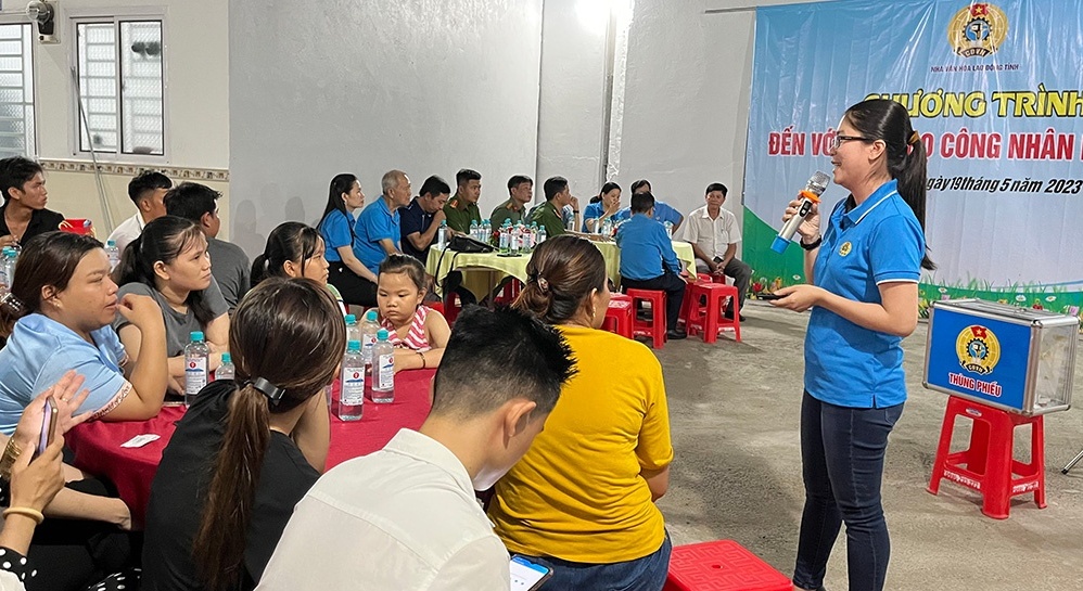 Hiệu quả từ Chương trình ​​​​​​​"Đến với nhà trọ công nhân" ở An Giang