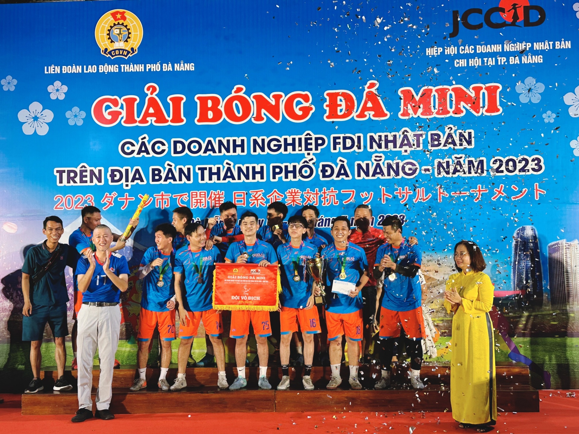 Bế mạc Giải Bóng đá các doanh nghiệp FDI Nhật Bản tại Đà Nẵng