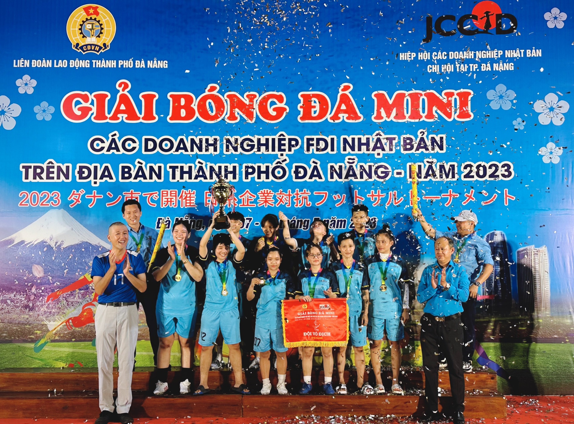 Bế mạc Giải Bóng đá các doanh nghiệp FDI Nhật Bản tại Đà Nẵng