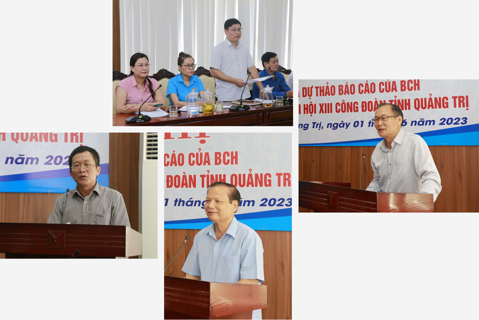 Tổ chức lấy ý kiến tham gia dự thảo báo cáo Đại hội XIII Công đoàn tỉnh Quảng Trị