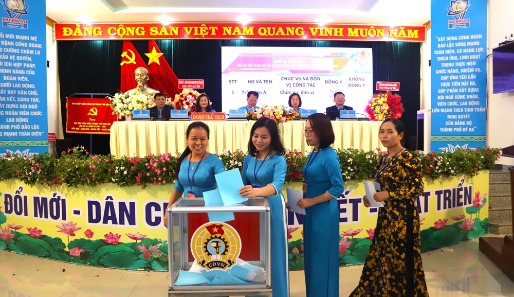 Đại hội Công đoàn thành phố Bảo Lộc lần thứ VII, diễn đàn của cán bộ, đoàn viên Đại hội Công đoàn thành phố Bảo Lộc lần thứ VII, diễn đàn của cán bộ, đoàn viên