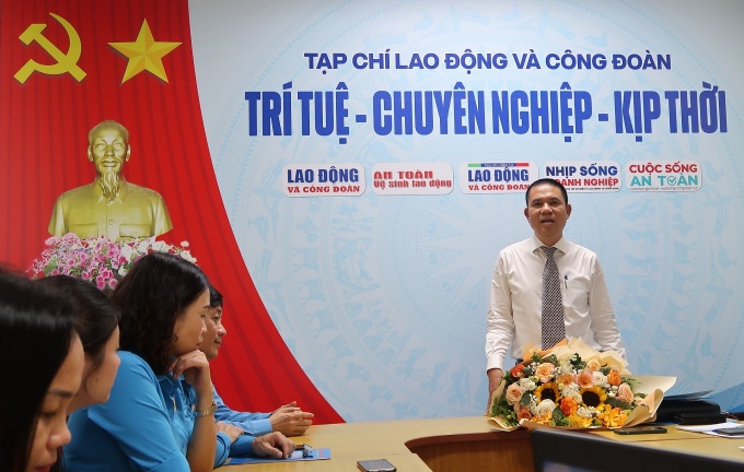 Nhà báo Lâm Chí Công được bổ nhiệm Phó Tổng biên tập Tạp chí Lao động và Công đoàn