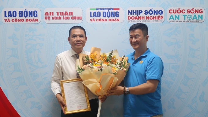 Nhà báo Lâm Chí Công được bổ nhiệm Phó Tổng biên tập Tạp chí Lao động và Công đoàn