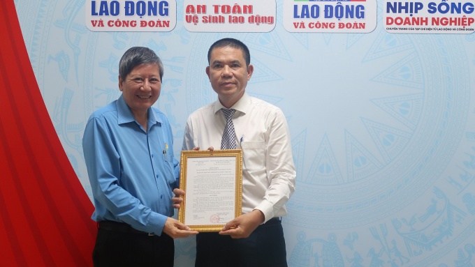 Nhà báo Lâm Chí Công được bổ nhiệm Phó Tổng biên tập Tạp chí Lao động và Công đoàn