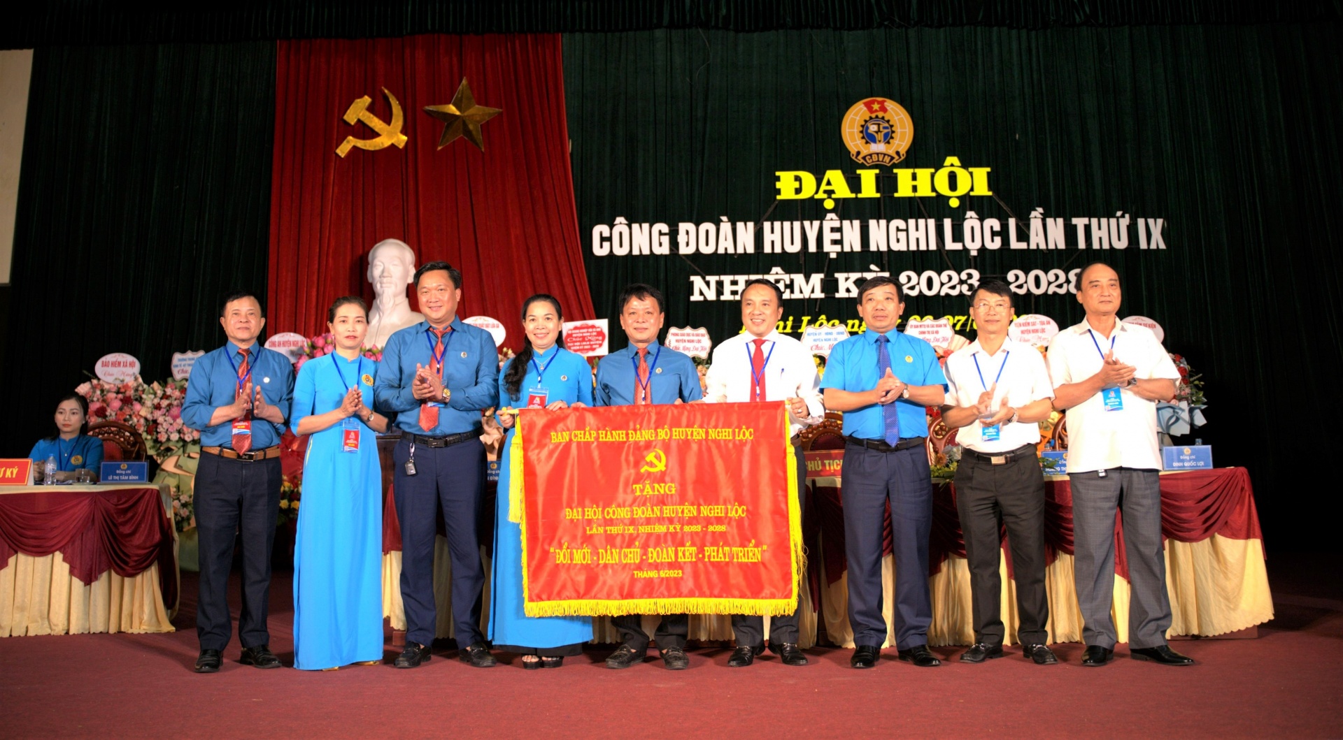 Công đoàn huyện Nghi Lộc (Nghệ An) tổ chức Đại hội Công đoàn nhiệm kỳ 2023-2028 Công đoàn huyện Nghi Lộc (Nghệ An) tổ chức Đại hội Công đoàn nhiệm kỳ 2023-2028