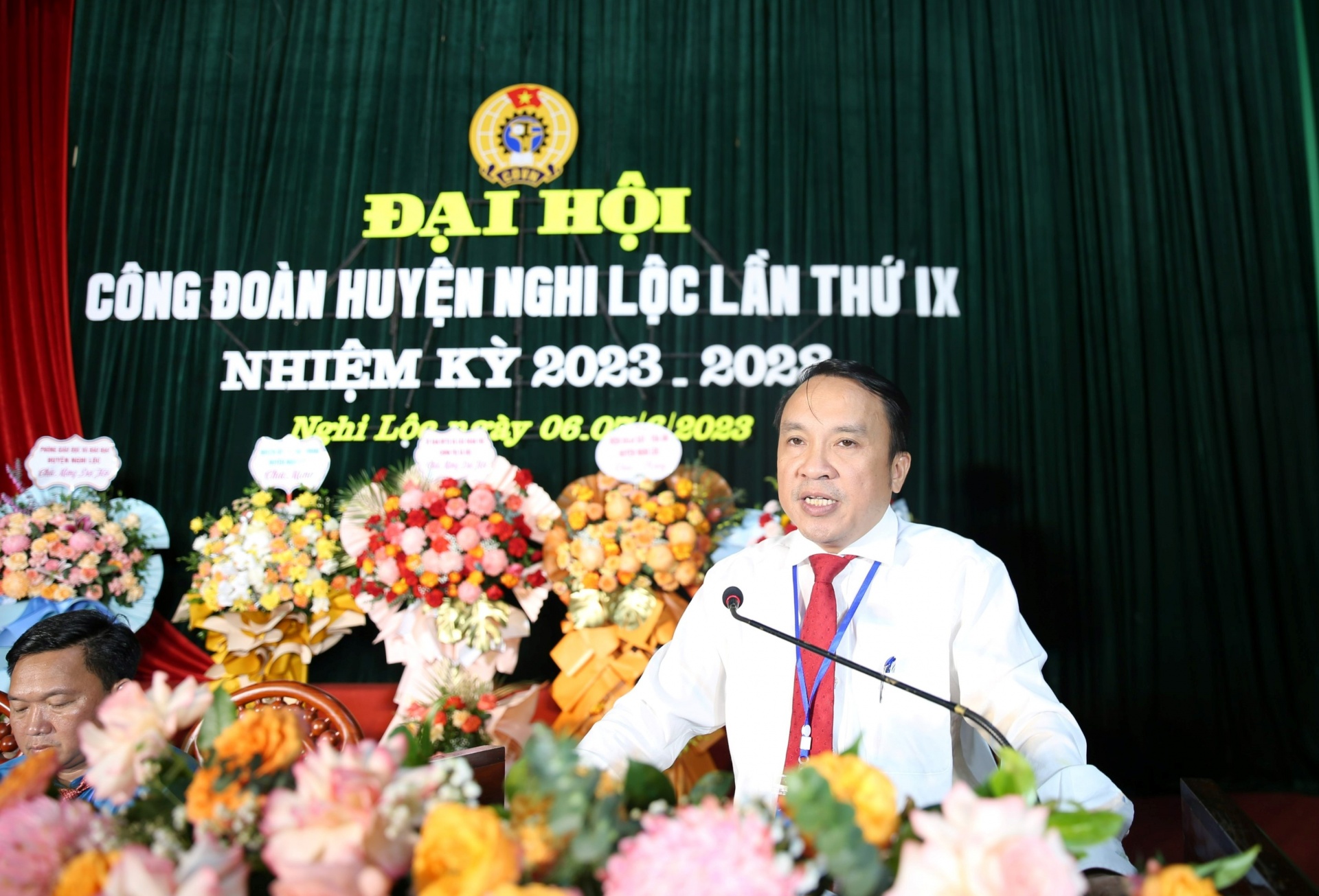 Công đoàn huyện Nghi Lộc tổ chức Đại hội Công đoàn nhiệm kỳ 2023-2028 Công đoàn huyện Nghi Lộc tổ chức Đại hội Công đoàn nhiệm kỳ 2023-2028