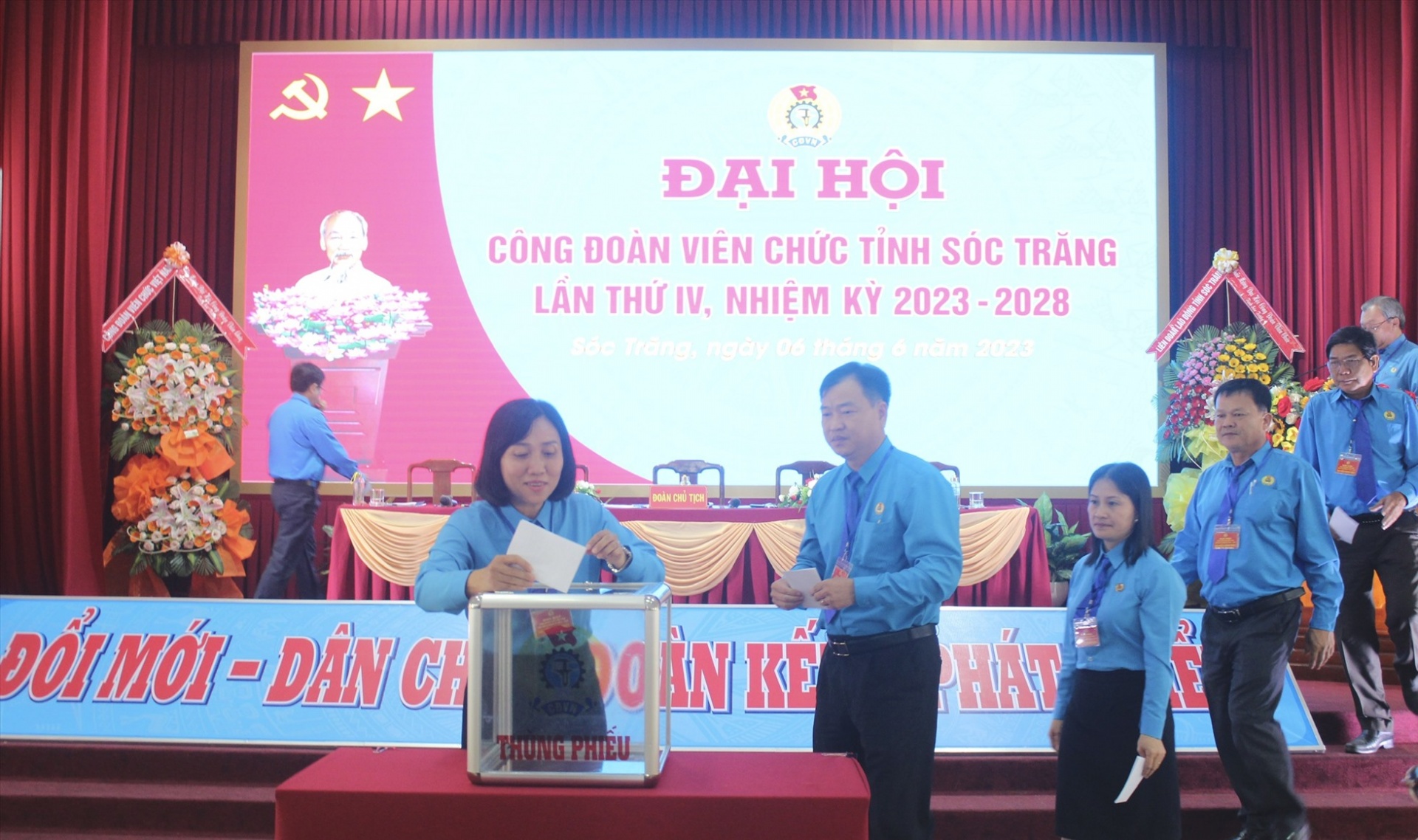 Sóc Trăng: Đại hội điểm công đoàn cấp trên cơ sở thành công tốt đẹp Sóc Trăng: Đại hội điểm công đoàn cấp trên cơ sở thành công tốt đẹp