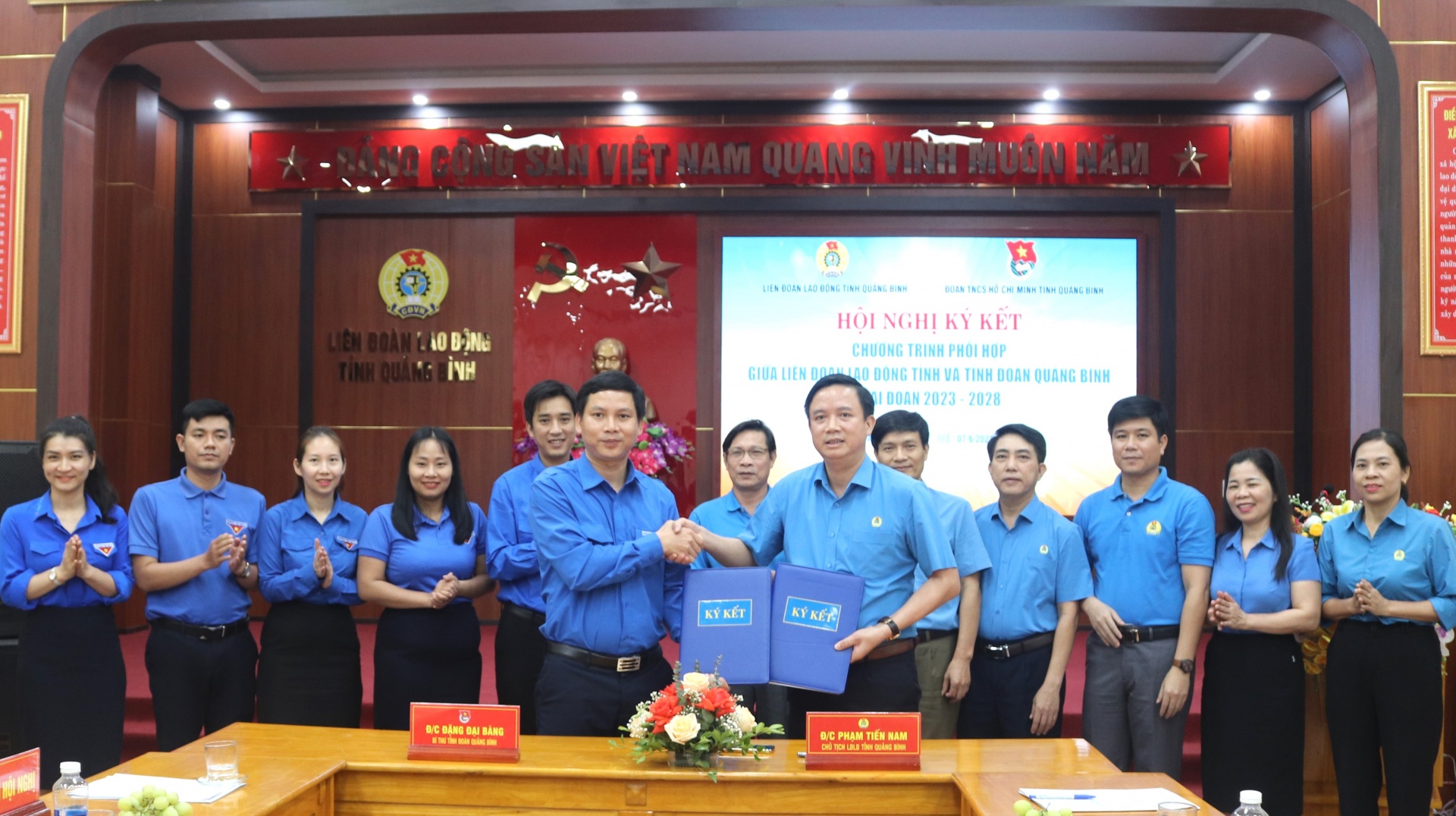 LĐLĐ tỉnh Quảng Bình và Tỉnh đoàn sẽ đẩy mạnh các hoạt động cho đoàn viên, lao động trẻ LĐLĐ tỉnh Quảng Bình và Tỉnh đoàn sẽ đẩy mạnh các hoạt động cho đoàn viên, lao động trẻ