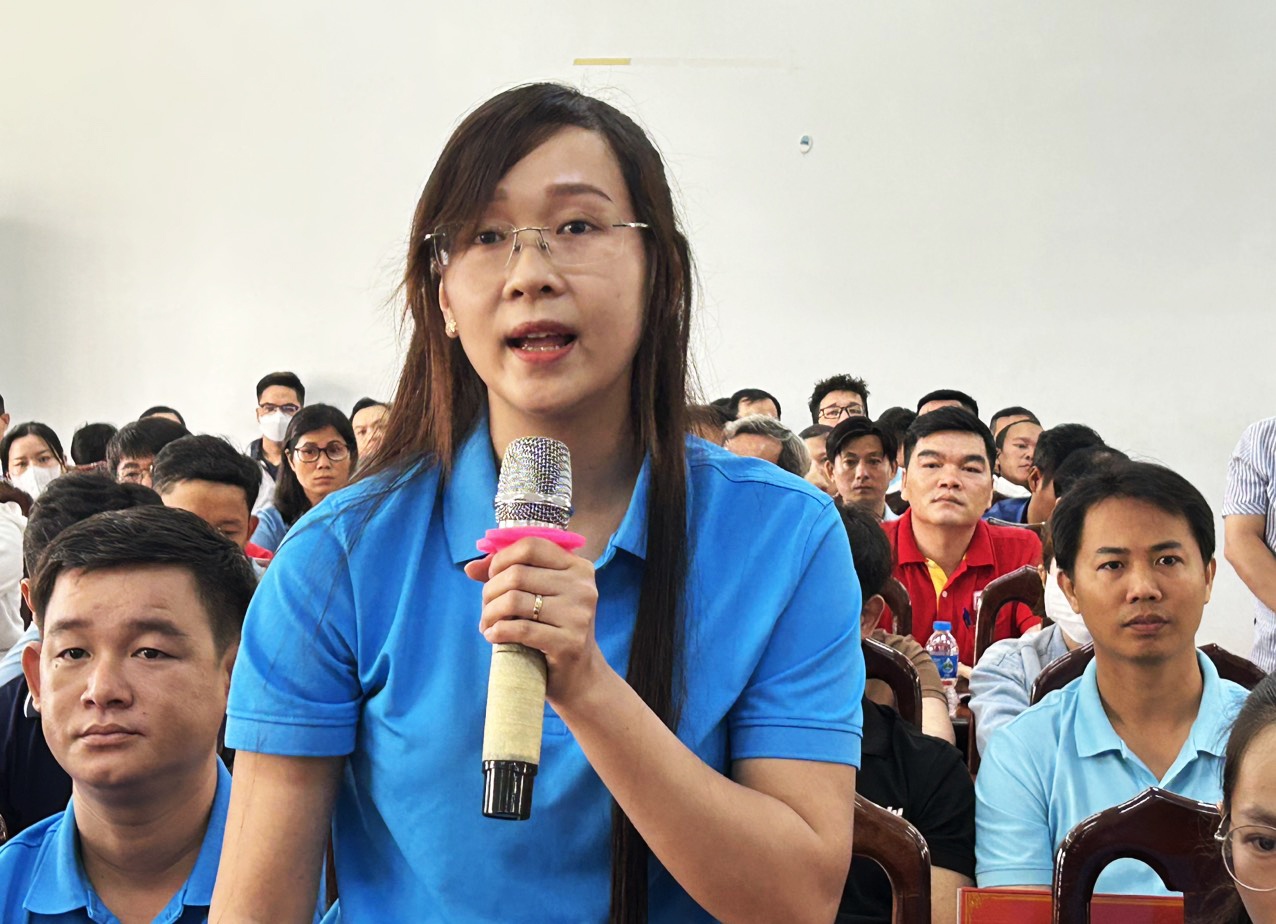 An Giang: Kiến nghị của công nhân được giải đáp thỏa đáng An Giang: Kiến nghị của công nhân được giải đáp thỏa đáng