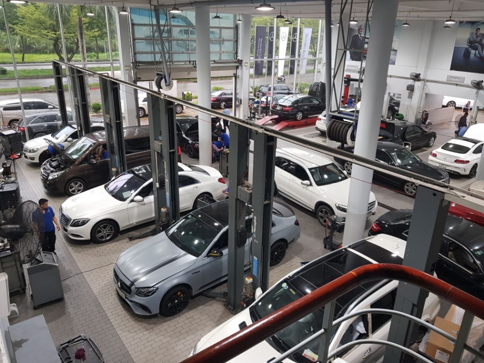 Cơ sở bảo dưỡng ô tô 3S, 4S được kiểm định ô tô
