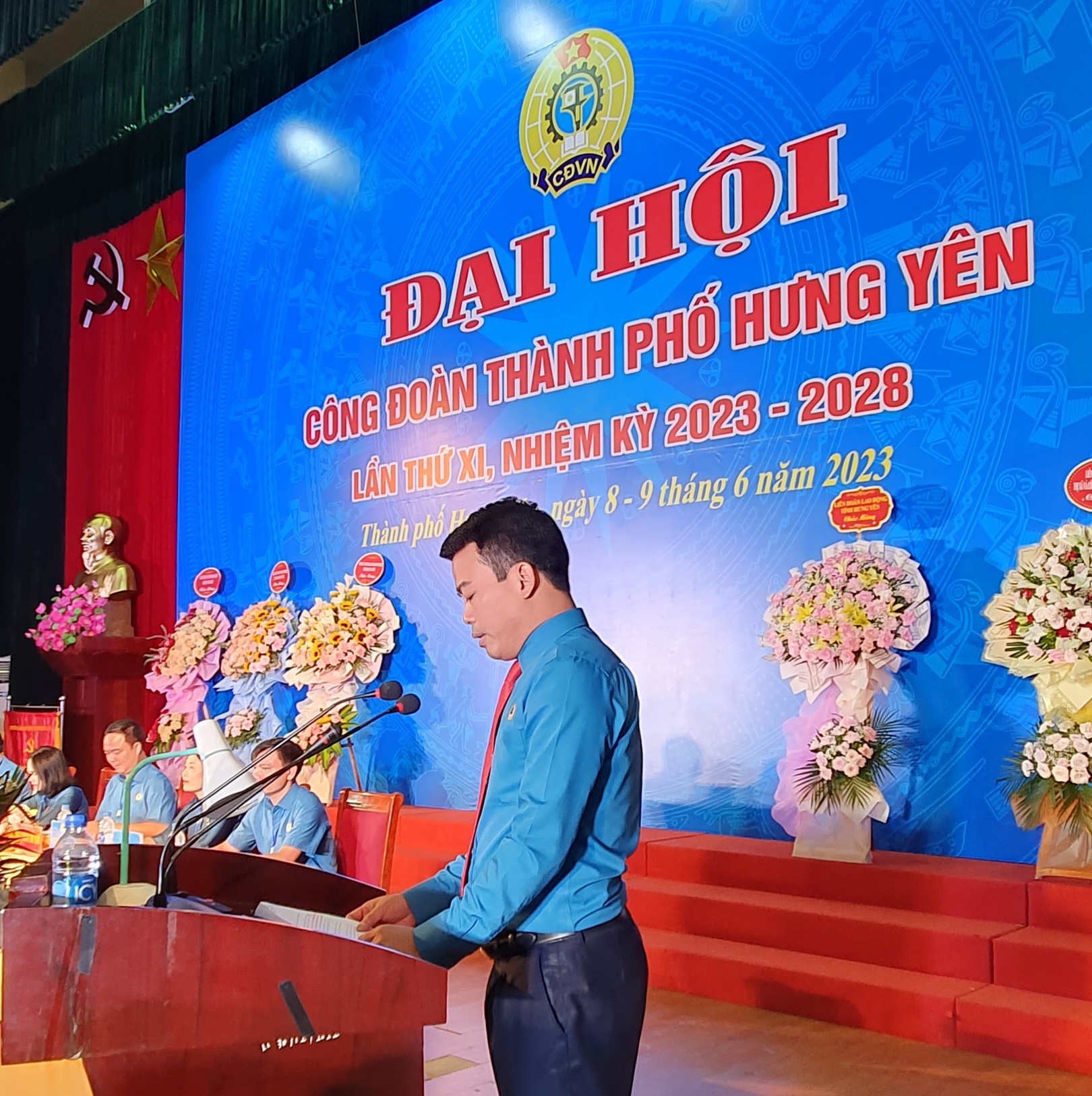 Đại hội Công đoàn thành phố Hưng Yên khóa XI, nhiệm kỳ 2023 - 2028