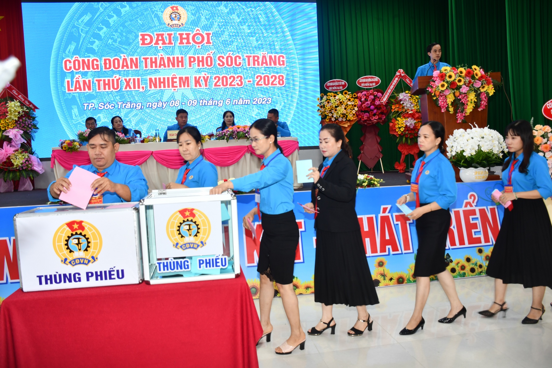 Đại hội điểm Công đoàn thành phố Sóc Trăng thành công tốt đẹp